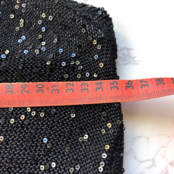 Stella McCartney Black Sequin Racerback Tank Top - Picture 9 of 12